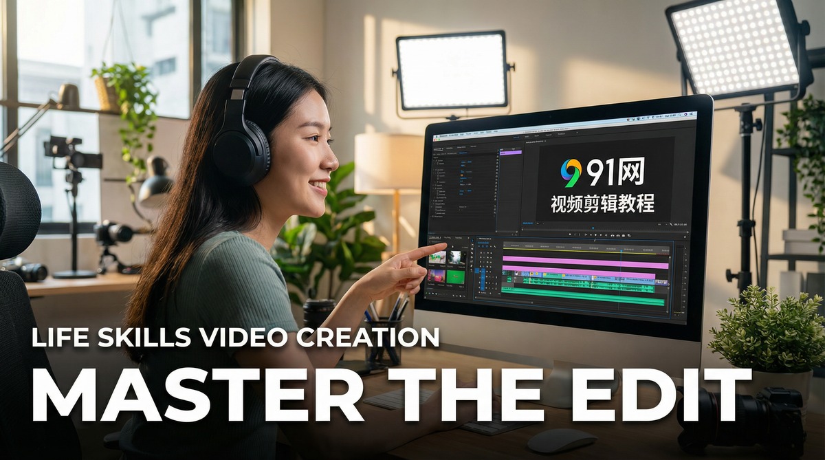 91网视频剪辑工具使用教程 - 视频演示